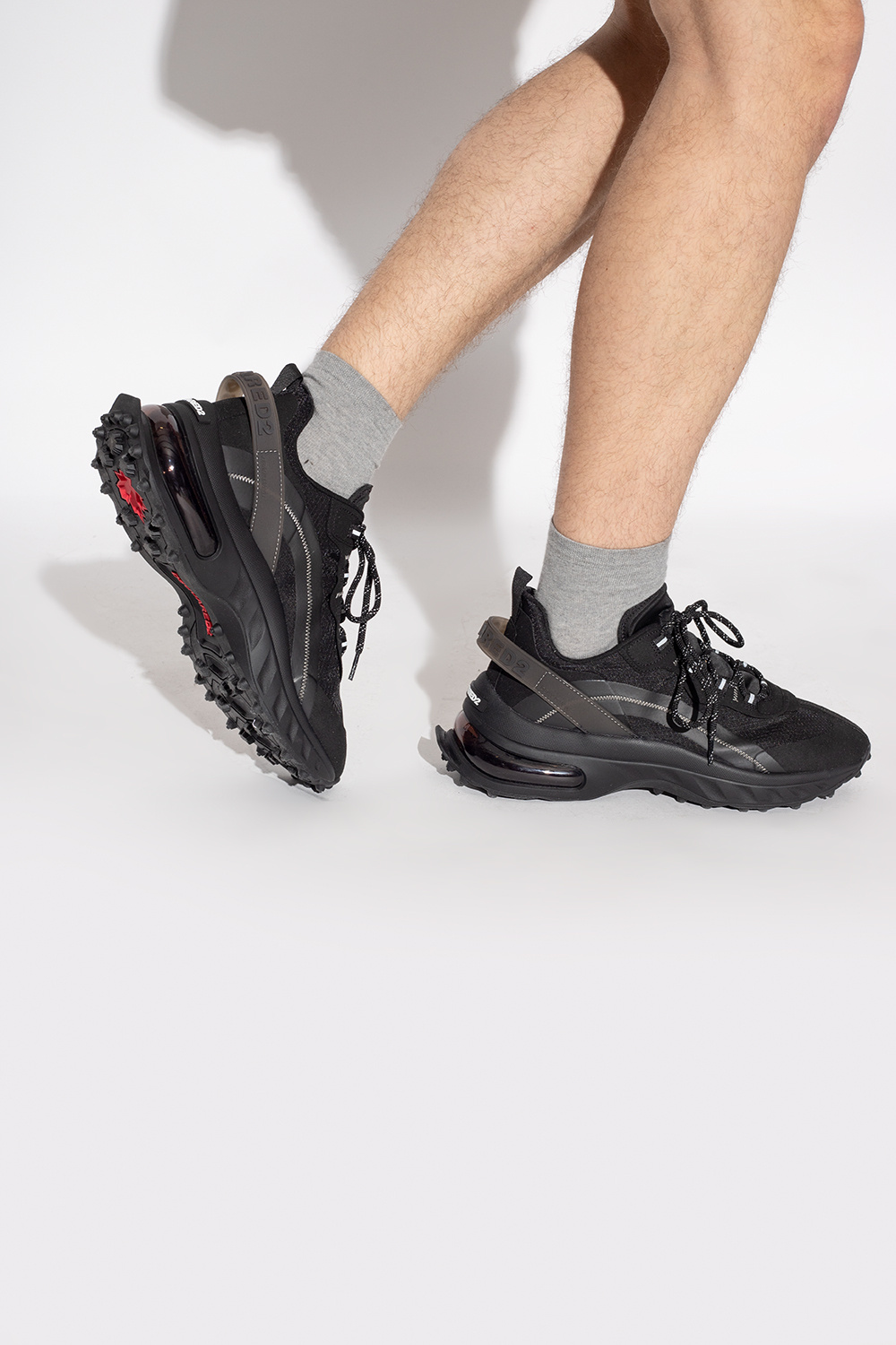 39 黒　DSQUARED2 Bubble Low‑Top スニーカー DSQUARED2 Bubble low-top Sneakers | Black | FARFETCH